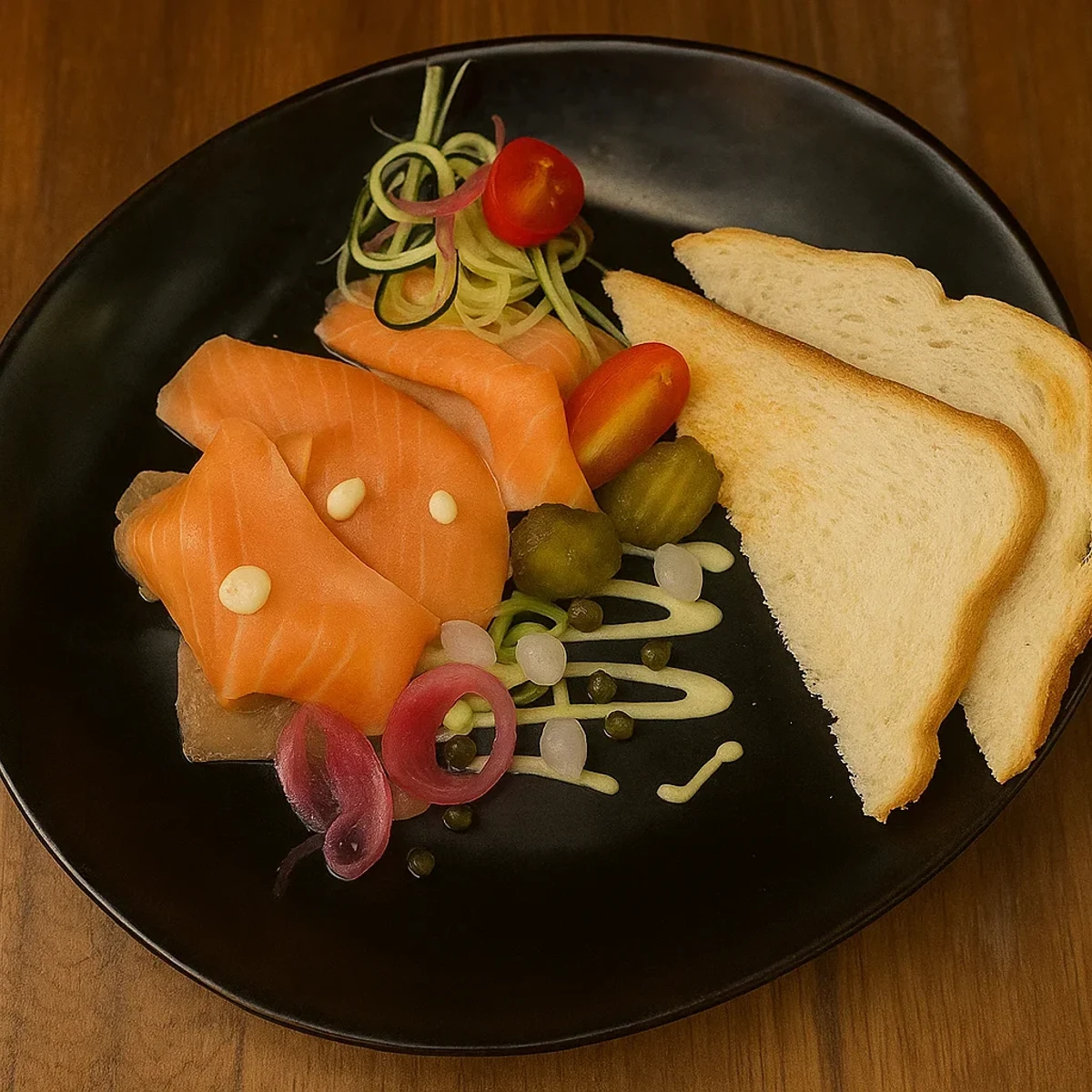 Gerookte Zalm met Toast